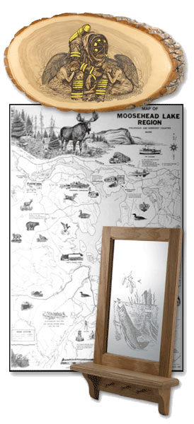 Fireman, Mirror & Map