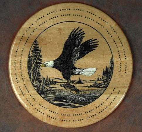 cribbage board eagle