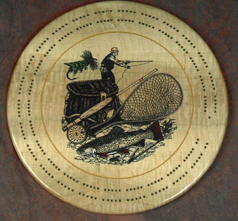 cribbage board fly fish