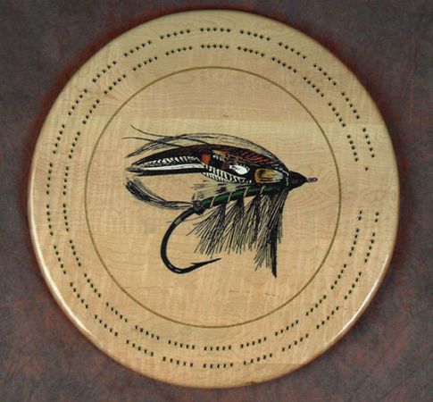 cribbage board flytie