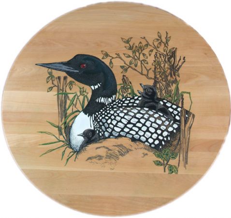 plaques round loon
