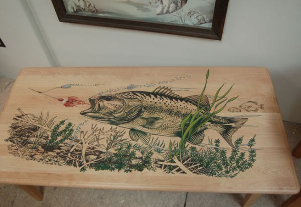bass coffee table 24x48