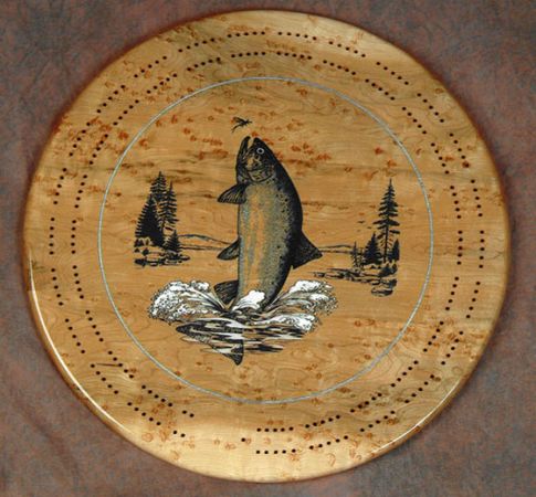 cribbage board salmon