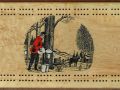 cribbage board sq maple