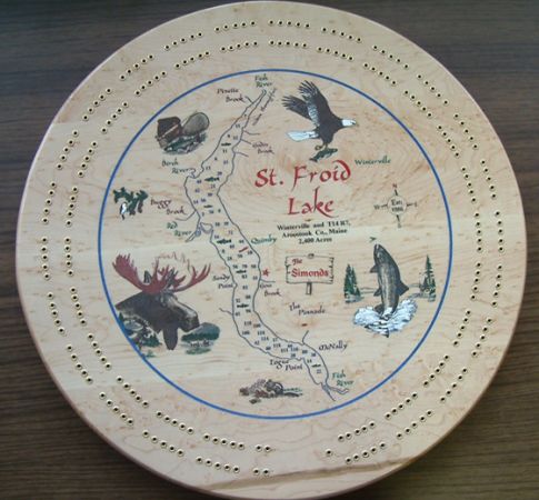 cribbage board st froid lake